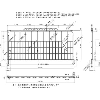 門型パネルゲート 全面パネル(柱付き・基礎打ちタイプ) ゲート工業