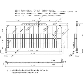 門型パネルゲート 全面パネル(柱付き・基礎打ちタイプ) ゲート工業