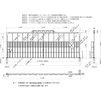 門型パネルゲート 上部メッシュパネル(柱付き・基礎打ちタイプ) ゲート工業