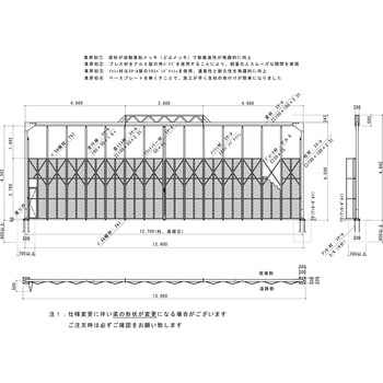 門型パネルゲート 全面シートパネル(柱付き・基礎打ちタイプ) ゲート工業