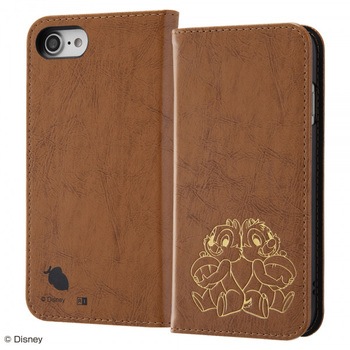 Iphone Se 第2世代 8 7 ディズニー 手帳 ホットスタンプ チップデル レイ アウト Iphoneケース 通販モノタロウ Rt Dp24i Cd