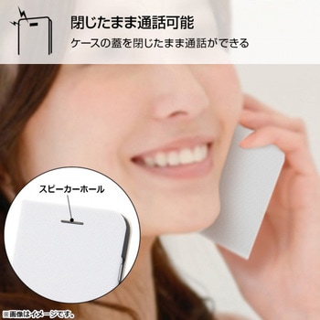 iPhone SE(第2世代)/8/7 手帳 マグネットタイプ/ネイビー レイ・アウト