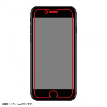 iPhone SE(第2世代)/8/7/6s/6 ガラス 10H 光沢 ソーダガラス レイ・アウト