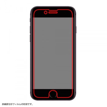 iPhone SE(第2世代)/8/7/6s/6 フィルム 衝撃吸収 光沢 レイ・アウト