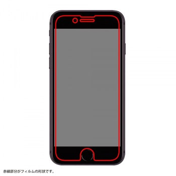 iPhone SE(第2世代)/8/7/6s/6 フィルム 衝撃吸収 光沢 レイ・アウト