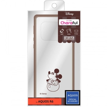 AQUOS R6 ディズニー/ハイブリッド Charaful/ミッキーマウス レイ・アウト