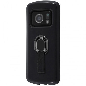 AQUOS R6 耐衝撃 ProCa + TailRing/ブラック レイ・アウト