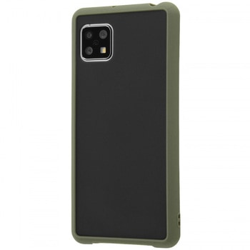 AQUOS sense4/lite/basic/sense5G マットハイブリッド /カーキ レイ・アウト