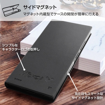 Galaxy A21/A20 ディズニー/手帳 サイドマグネット/ミッキーマウス レイ・アウト
