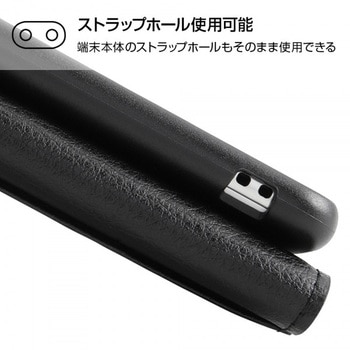 Galaxy A21/A20 手帳 シンプル マグネット/ブラック/レッド レイ・アウト