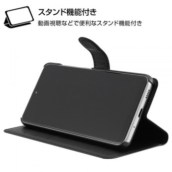 Galaxy A21/A20 手帳 シンプル マグネット/レッド レイ・アウト
