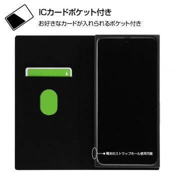 Galaxy A21/A20 耐衝撃 手帳 サイドマグネット プレート/モカ レイ・アウト