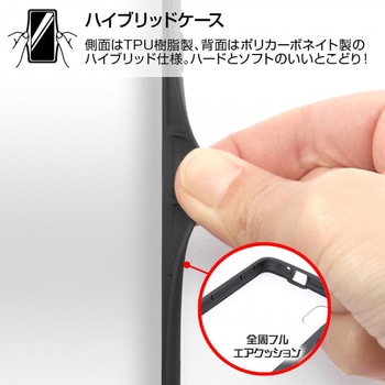 Galaxy A21/A20 耐衝撃ハイブリッド Puffull/クリア/ベージュ レイ・アウト
