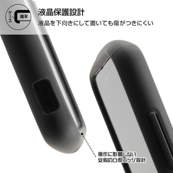 Galaxy A21/A20 耐衝撃ハイブリッド Puffull/クリア/ベージュ レイ・アウト