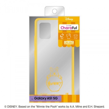 Galaxy A51 5G ディズニー/ハイブリッド Charaful/プー レイ・アウト