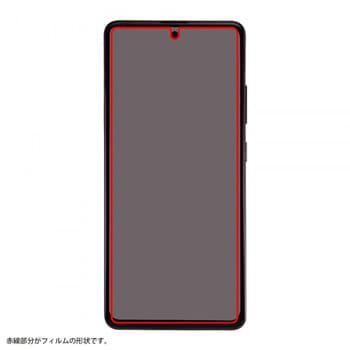 Galaxy A51 5G フィルム 10H ガラスコート 極薄 反射防止 レイ・アウト