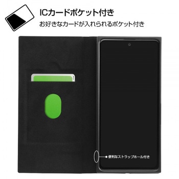 Galaxy A51 5G 耐衝撃 手帳 TETRA サイドマグネット/レッド レイ・アウト