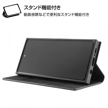 Galaxy A51 5G 耐衝撃 手帳 TETRA サイドマグネット/レッド レイ・アウト