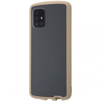 Galaxy A51 5G 耐衝撃ハイブリッド Puffull/クリア/ベージュ レイ・アウト