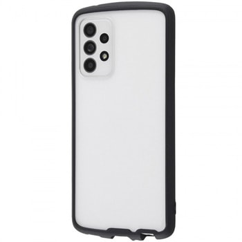 Galaxy A52 耐衝撃ハイブリッド Puffull/クリア/ブラック レイ・アウト