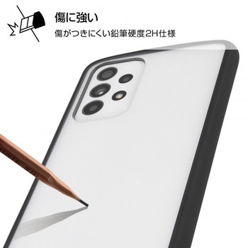 Galaxy A52 耐衝撃ハイブリッド Puffull/クリア/ベージュ レイ・アウト
