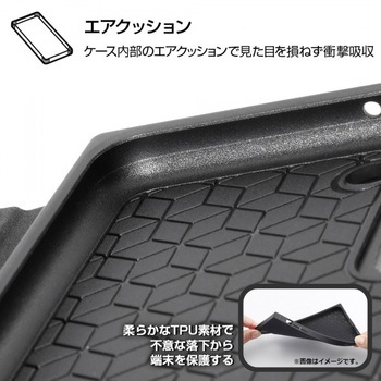 Galaxy S21 5G 耐衝撃 手帳 TETRA サイドマグネット/レッド レイ・アウト