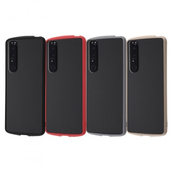 Xperia 1 III 耐衝撃ハイブリッド Puffull/クリア/ブラック レイ・アウト