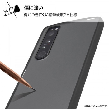 Xperia 1 III 耐衝撃ハイブリッド Puffull/クリア/ブラック レイ・アウト