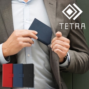 Xperia 10 III 耐衝撃 手帳レザー TETRA/ブラック レイ・アウト