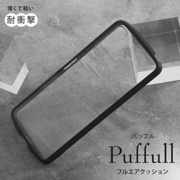 Xperia 10 III 耐衝撃ハイブリッド Puffull/クリア/レッド レイ・アウト