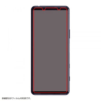 Xperia 5 II ガラス 防埃 10H BLC ソーダガラス レイ・アウト