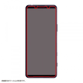 Xperia 5 II フィルム TPU 光沢 フルカバー 衝撃吸収 BLC レイ・アウト