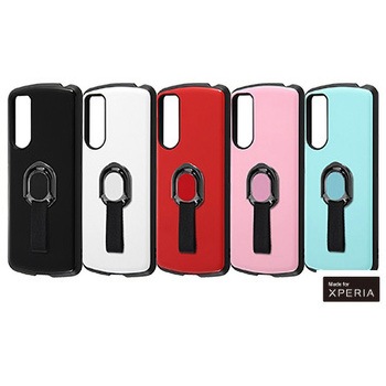 Xperia 5 II 耐衝撃 ProCa+TailRing/レッド レイ・アウト