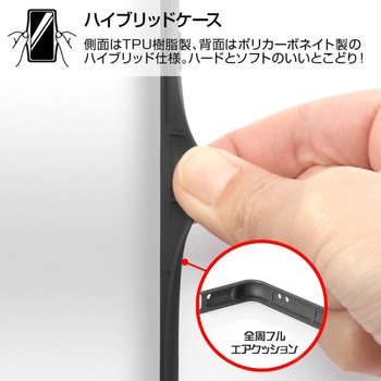 Xperia 5 II 耐衝撃ハイブリッド Puffull/クリア/ブラック レイ・アウト