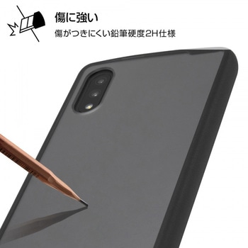 Xperia Ace II 耐衝撃ハイブリッド Puffull/クリア/ブラック レイ・アウト