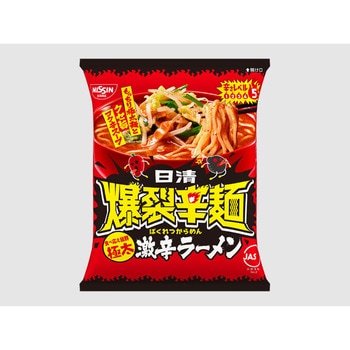 日清爆裂辛麺 極太激辛ラーメン 1ケース(109g×24袋) 日清食品 【通販モノタロウ】