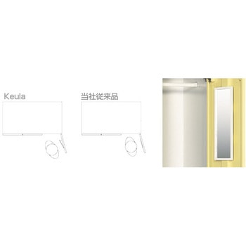 女性向けロッカー Keula 本体ホワイト ダイヤル錠 ノーブランド