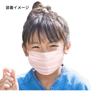 美保Bihou こども用ぴんくのやさしいマスク(個包装)30枚入 エスパック