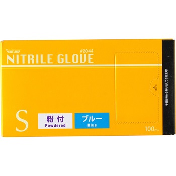 2044 ニトリル極薄手袋(粉付き) 1箱(100枚) グローブマニア(川西工業