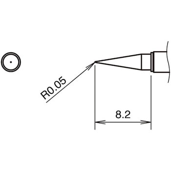 こて先(T38・鉛フリーはんだ対応・400℃) HAKKO(白光)