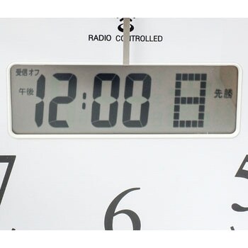 電波掛時計 カレンダー 温湿度計付 モノタロウ