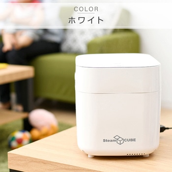 KSF-K283(W) スチーム式加湿器 容量2.8L 1台 YAMAZEN(山善) 【通販