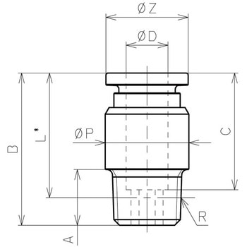 ステンレスSUS316継手 六角穴付ストレート PISCO(ピスコ)