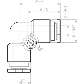 ステンレスSUS316継手 ユニオンエルボ - PISCO(ピスコ)