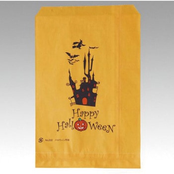 パン袋 No.222-1 ハロウィン耐油平袋 大阪ポリエチレン販売 大阪ポリヱチレン販売