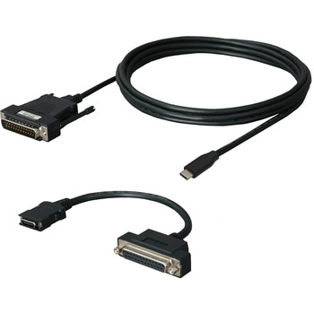 DIFC-UC4(S75) MELSEC-A�V���[�Y�EMELSEC-FXCPU(D-SUB25P) �C���^�t�F�[�X�R���o�[�^�P�[�u�� 3m �I�v�V�����t�� �_�C���g�����h 70865195