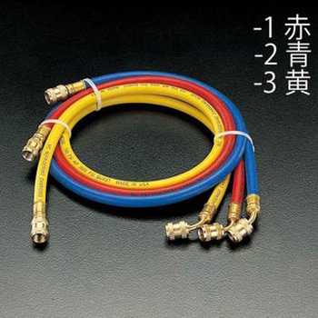 EA104BK-1 �`���[�W���O�z�[�X (R12�ER22�ER502) �G�X�R �ԐF �˂��T�C�YUNF7/16-20 (1/4�h�t���A) �S��150cm 1�{ EA104BK-1 70982199