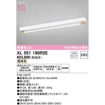 XL551190R2E 直付型ベースライト40形 ソケットカバー付1灯用 非調光 1
