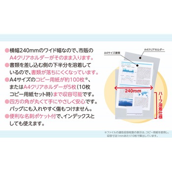 シールック ワイドフォルダー セキセイ