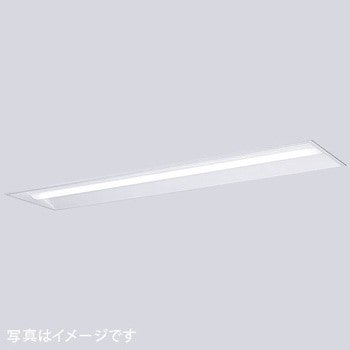 LEDioc LEDベースライト (LEDユニット一体形) 40W形 埋込下面開放形 ＜220mm幅＞ FLR40形相当 4000ルーメンタイプ 2灯用相当 (一般タイプ) 岩崎電気